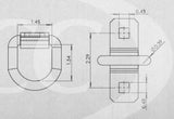 Pacific Cargo D-Ring Welded Wire (MPN: DR-5M)
