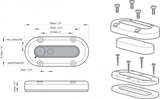 Scanstrut Cable Gland (MPN: DS-MULTI)