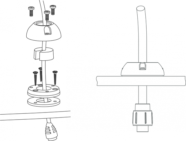Scanstrut Cable Gland (MPN: DS21A-P-BLK)