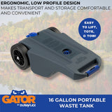 Gator Portable Waste Holding Tank (MPN: 21901G)