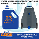 Gator Portable Waste Holding Tank (MPN: 21902G)