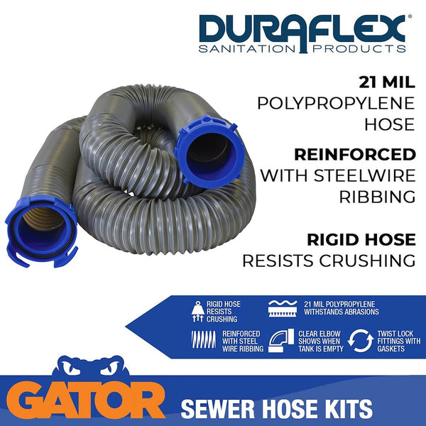 Duraflex Gator Sewer Hose (MPN: 22007)