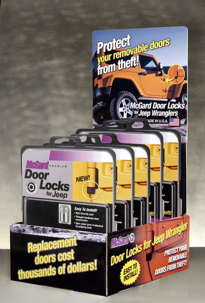 McGard Jeep Wrangler Door Lock Display (MPN: 90225)
