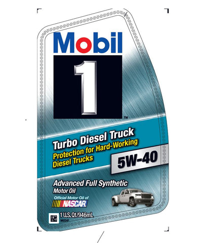 Mobil 1 Turbo Diesel Truck Oil (MPN: 122253)