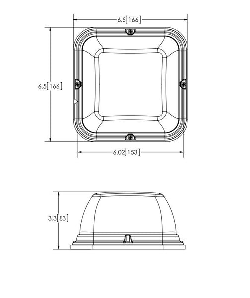Ecco Electronic LED Beacon (MPN: EB7185AAA-VM-T13)
