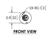 Ecco Electronic Concealed LED Warning Light (MPN: ED0010C)