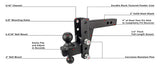 Bulletproof Hitches Trailer Hitch Ball Mount (MPN: ED204)
