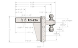 Bulletproof Hitches Trailer Hitch Ball Mount (MPN: ED256)