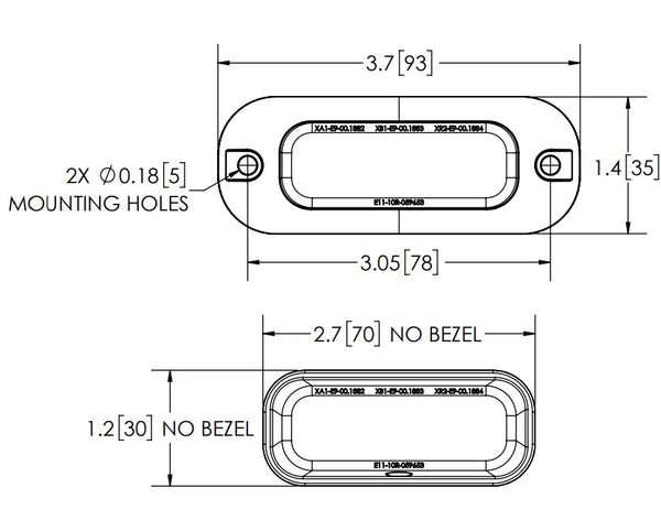 Ecco Electronic Warning Light (MPN: ED3703A)