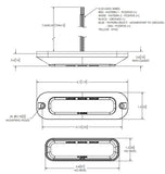 Ecco Electronic Warning Light ED3700 Series (MPN: ED3704RC)