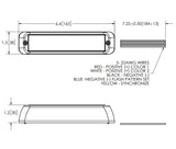 Ecco Electronic Directional LED Warning Light (MPN: ED3766AG)