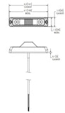 Ecco Electronic LED Warning Light (MPN: ED3777A)