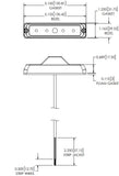 Ecco Electronic Warning Light (MPN: ED3777RB)