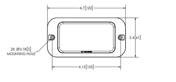 Ecco Electronic Warning Light (MPN: ED3788A)