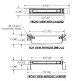 Ecco Electronic Warning Light (MPN: ED5051VDL1-AW)