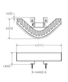 Ecco Electronic Warning Light (MPN: ED5101CAG)