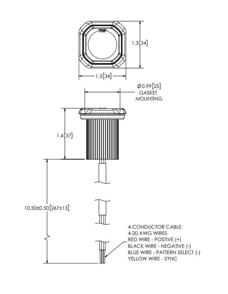 Ecco Electronic Warning Light ED9040 Series (MPN: ED9040A)