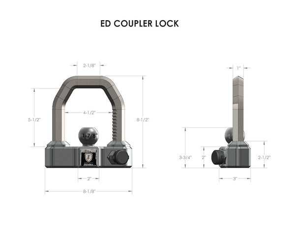 BulletProof Extreme Duty Coupler Lock (MPN: EDCOUPLER)
