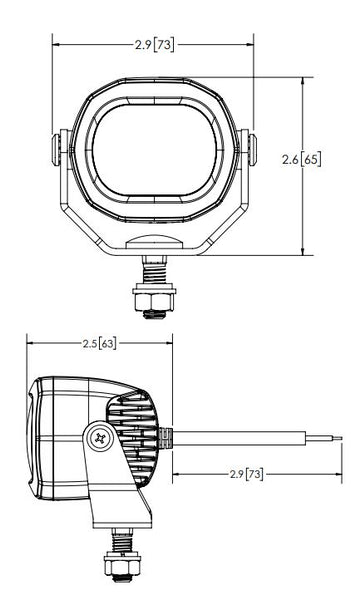 Ecco LED Pedestrian Boundary Line Light (MPN: EW2015R)