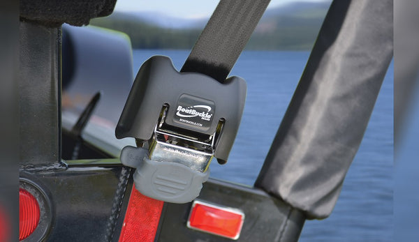 BoatBuckle Retractable Ratcheting Tie-Down Strap (MPN: F08893)