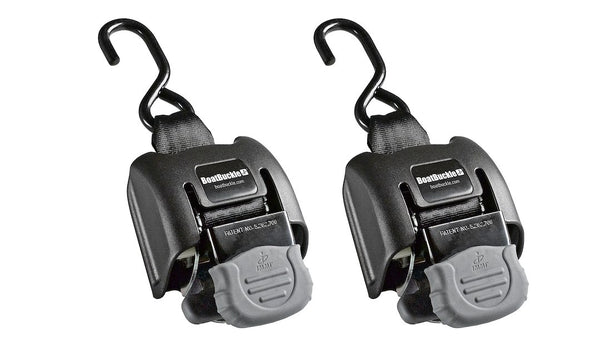 BoatBuckle Retractable Ratcheting Tie-Down Strap (MPN: F08893)