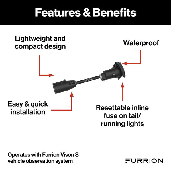 Furrion Backup Camera Cable (MPN: F2BC004XXBK)