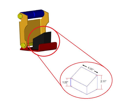 Slide Out Stop for Accu-Slide Slide Out System (MPN: F854734)