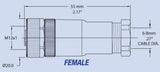 Maretron Marine Network Cable Connector (MPN: FA-CF-ST)