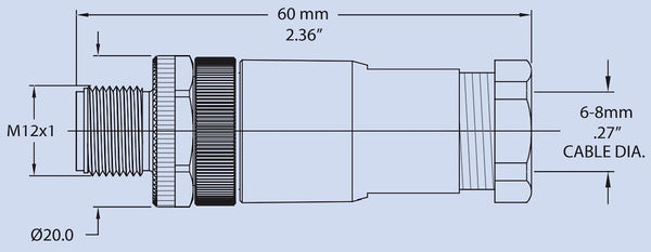 Maretron Marine Network Cable Connector (MPN: FA-CM-ST)
