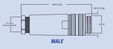 Maretron Marine Network Cable Connector (MPN: FA-NM-ST)
