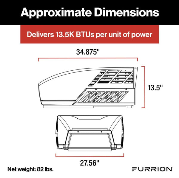 Furrion Chill HE RV Air Conditioner (MPN: FACR13HESA2-BL-AM)