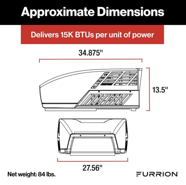 Furrion Chill HE Air Conditioner (MPN: FACR15HESA2-BL-AM)