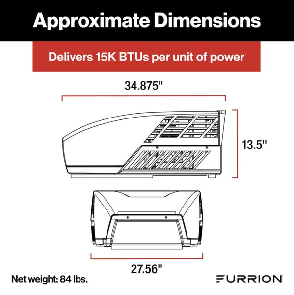 Furrion Chill HE Air Conditioner (MPN: FACR15HESA2-PS-AM)