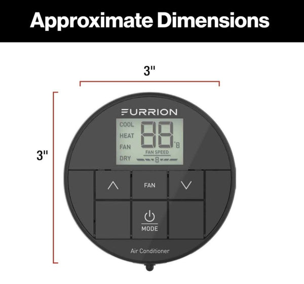 Furrion Chill Wall Thermostat (MPN: FACW10ESSA2-BL-AM)