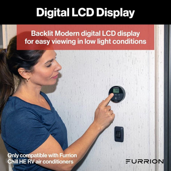 Furrion Chill Wall Thermostat (MPN: FACW10ESSA2-BL-AM)
