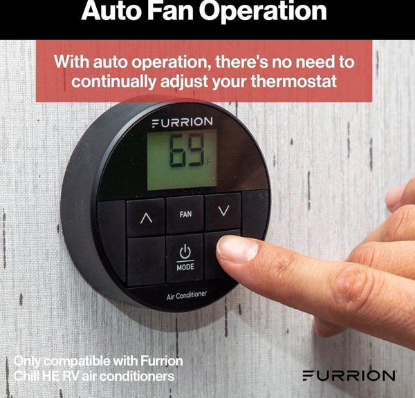 Furrion Chill Wall Thermostat (MPN: FACW10ESSA2-BL-AM)