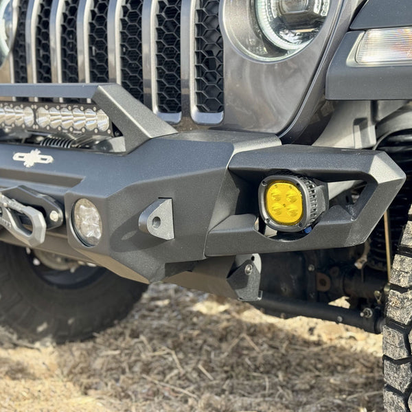 Rockslide Engineering Aluminum JL Mid Front Bumper (MPN: FB-F-300-JL)