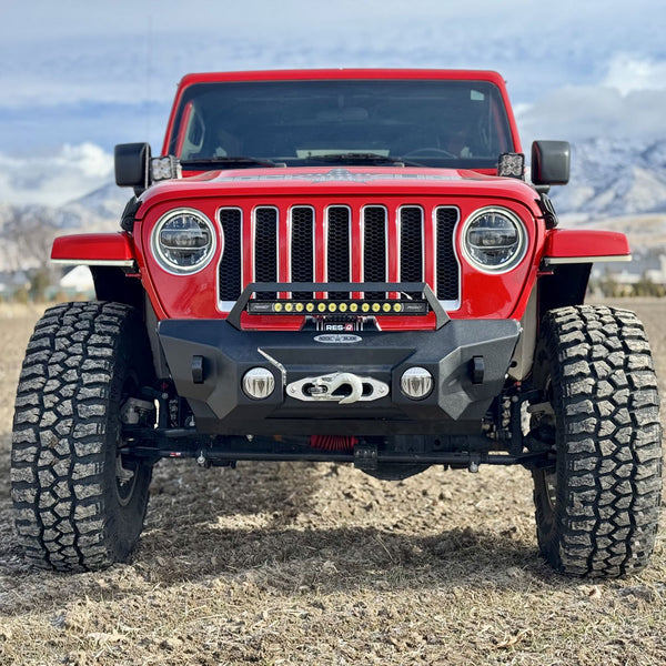 Rockslide Engineering Shorty Front Bumper (MPN: FB-S-300-JL)