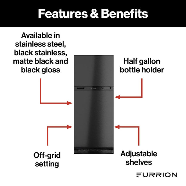 Furrion Arctic Dual Compartment Refrigerator (MPN: FCR08DCGTA-BR)