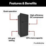 Furrion Arctic Dual Compartment Refrigerator (MPN: FCR10DCGTA-BL)