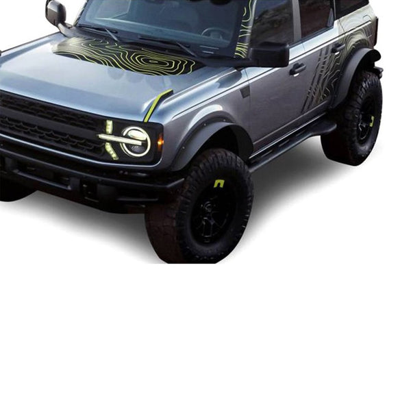 Black Horse Off Road Fender Flares (MPN: FF-FBFR21)
