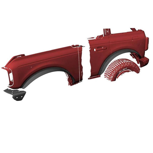 Black Horse Off Road Fender Flares (MPN: FF-FBFR21)