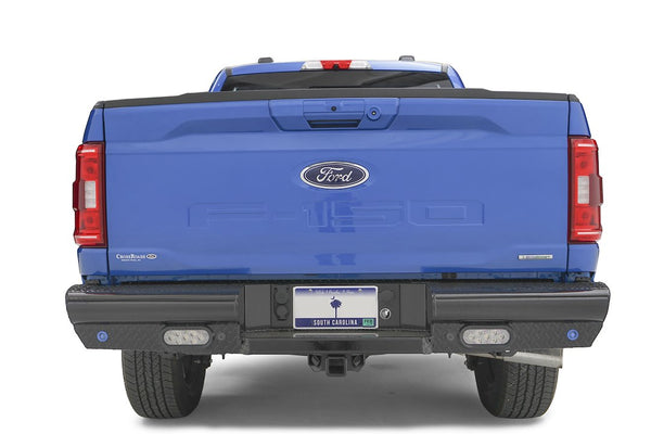 Fab Fours Black Steel Rear Bumper (MPN: FF21-T5050-1)