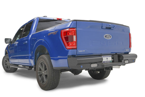 Fab Fours Black Steel Rear Bumper (MPN: FF21-T5050-1)