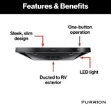 Furrion RV Range Hood (MPN: FHO23SACR-BL)