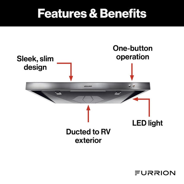 Furrion RV Range Hood (MPN: FHO23SACR-SS)