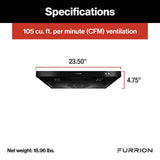 Furrion RV Range Hood (MPN: FHO23SACRV-BL)