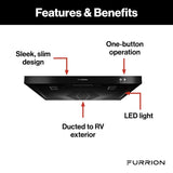 Furrion RV Range Hood (MPN: FHO23SACRV-BL)