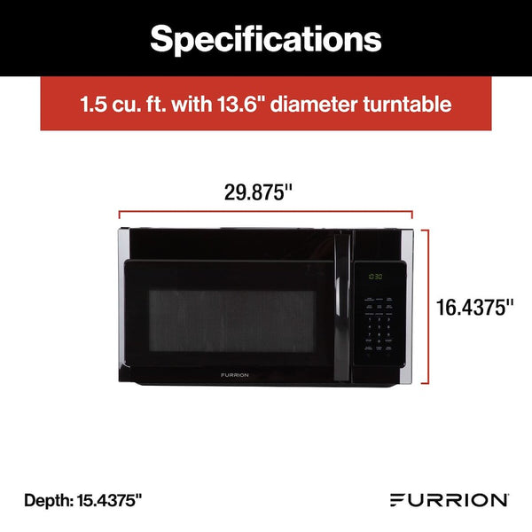 Furrion Microwave Oven (MPN: FMCM15A-BL)
