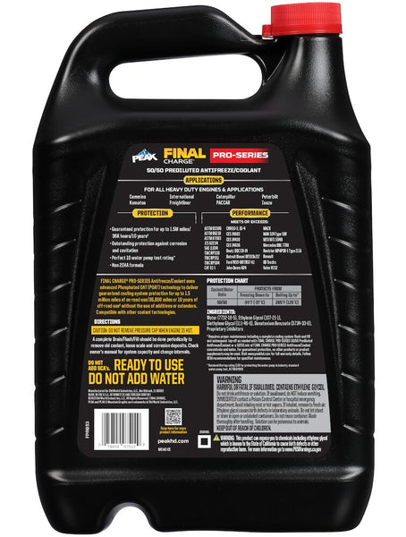 Peak Final Charge Pro Series Coolant (MPN: FPRB53)